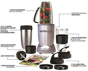 NutriBullet Prime 1000w con 12 accesorios