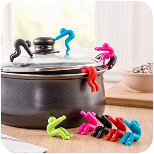 Fiesta Creative 1 Unids Accesorios de Cocina de Silicona Levantador de Olla Cubierta Dispositivo de Desbordamiento Heighter Tool Herramientas de Conveniencia de Cocina: 1PC
