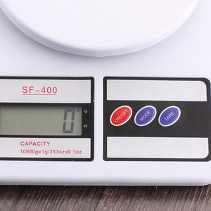 Bascula Digital de 10Kg con Alta Precision para Cocina - E T EASYTAO Balanza Portatil con Multifuncion, Fácil de Operar,Material ABS de Alta Calidad Para Alimentos Protegiendo la Salud de la Familia