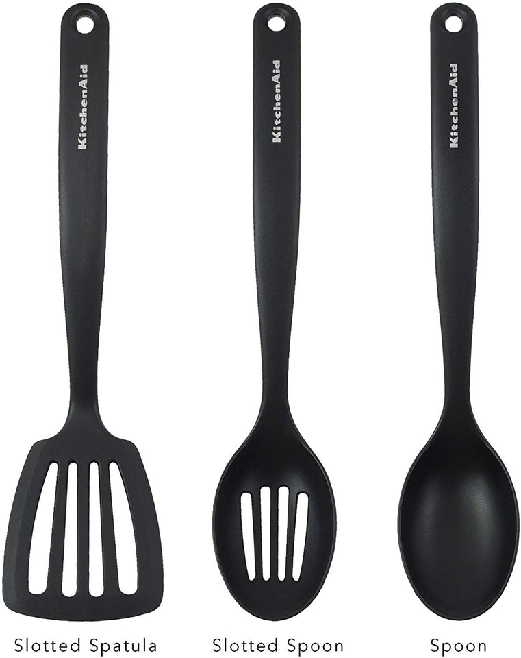 KitchenAid - Juego de herramientas y accesorios (15 piezas), color negro, Negro 17 piezas, Negro, Juego de 17 piezas, 1