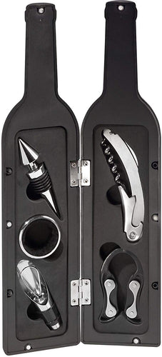 Ozeri OW06A - Sacacorchos y accesorios para botella de vino, color negro