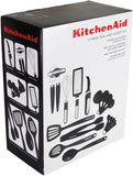 KitchenAid - Juego de herramientas y accesorios (15 piezas), color negro, Negro 17 piezas, Negro, Juego de 17 piezas, 1