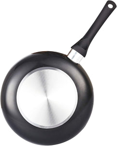Cook N Home NC-00296 Juego de utensilios de cocina antiadherentes de 15 piezas con agarraderas uave, negro