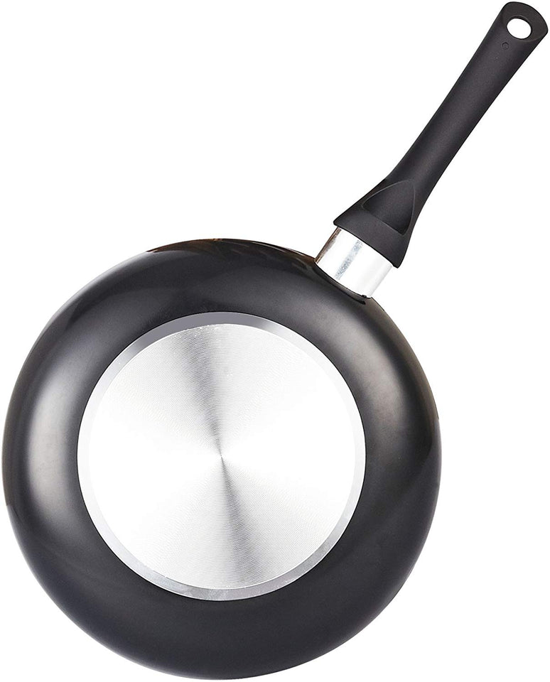 Cook N Home NC-00296 Juego de utensilios de cocina antiadherentes de 15 piezas con agarraderas uave, negro