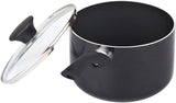 Cook N Home NC-00296 Juego de utensilios de cocina antiadherentes de 15 piezas con agarraderas uave, negro