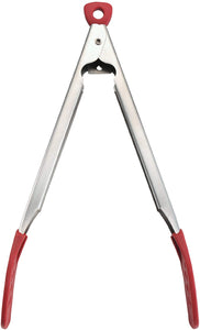 KitchenAid Silicone Tipped Stainless Steel Tongs (Red)