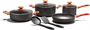Lamex Batería Stone 360° Lamex 9 piezas,