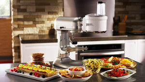 KitchenAid KSM1FPA batidora y accesorio para mezclar alimentos - Accesorio procesador de alimentos (Blanco)