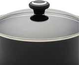 Farberware Juego de ollas y sartenes antiadherentes de alto rendimiento, 17 piezas, Negro, 1, 17