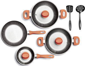 Lamex Batería Stone 360° Lamex 9 piezas,